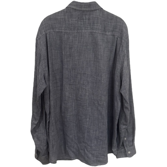 Rails Wyatt Chambray Button Down in Blue Heather Lightweight Men’s Size XXL - Picture 5 of 11